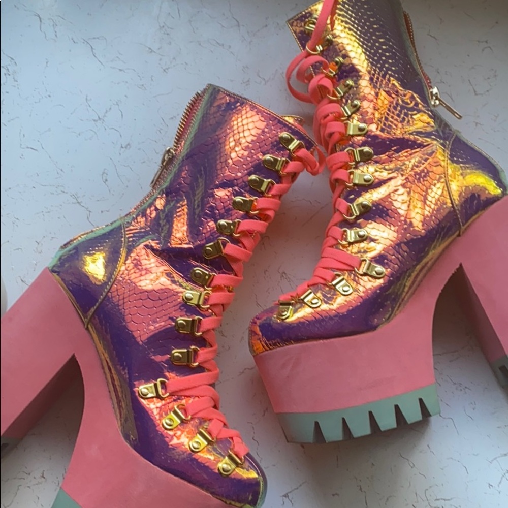 DOLLS KILL/ CLUB EXX platform shoes